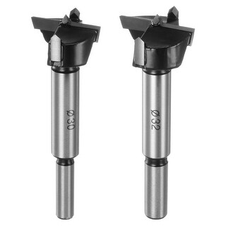 2pcs Tungsten Carbide Wood Forstner Drill Bit Set - Black - Bed Bath ...