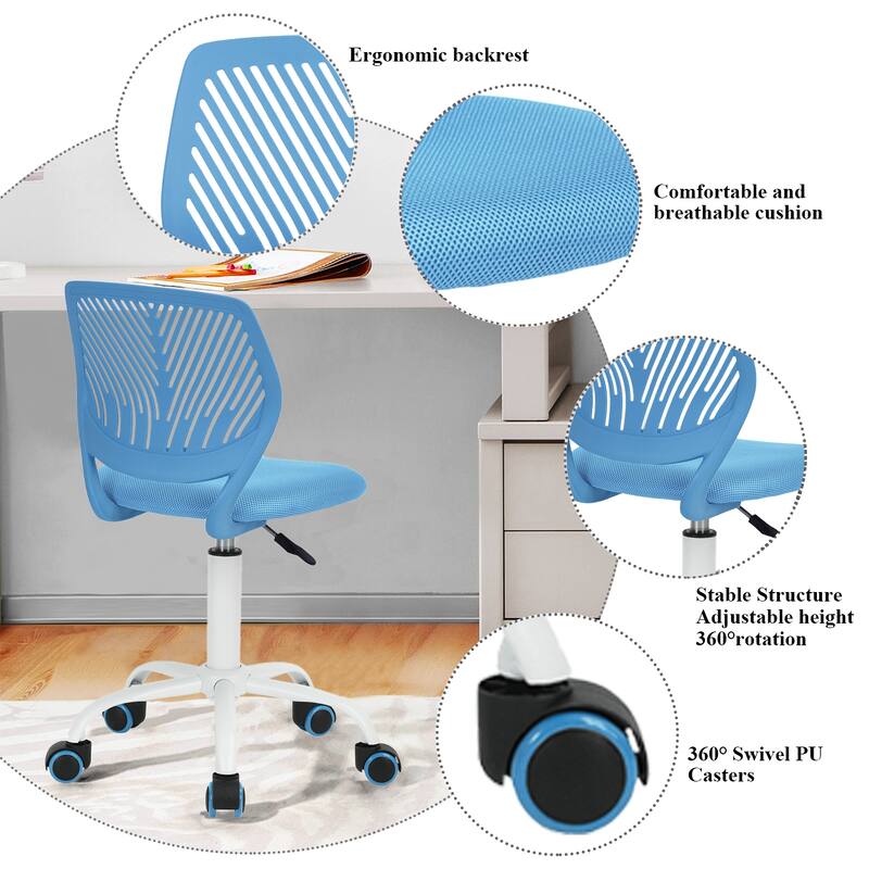 Homylin Colorful Mesh Task Chair for Teen