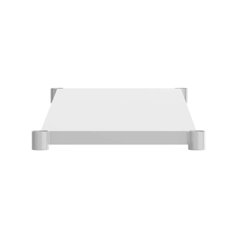 Galvanized Steel Adjustable Add-On Work Table Restaurant Shelf for Work Tables