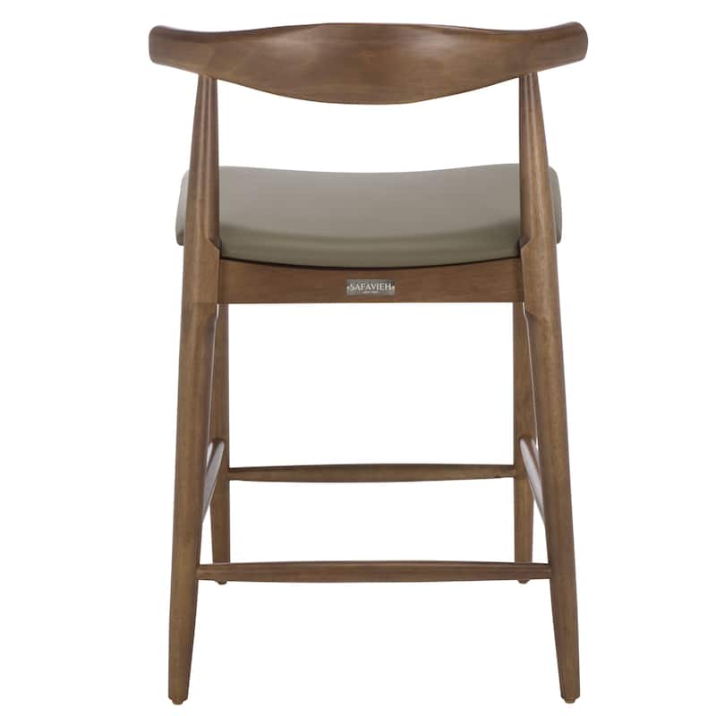 SAFAVIEH Home Elbow Counter Stool - 21"W x 21"D x 34"H