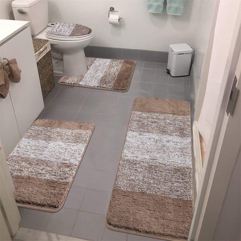 Bathroom Rugs Sets 4 Piece