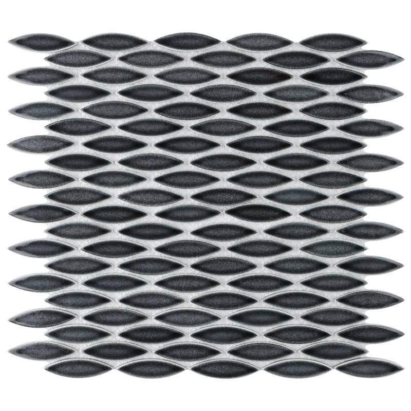 Merola Tile Pescado Storm Grey 12" x 12-1/2" Porcelain Floor and Wall Tile