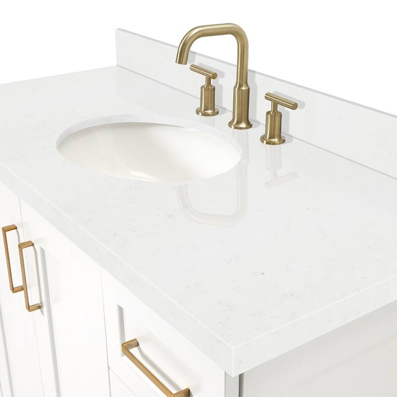 Ariel Q048SCQOVO Taylor 48" Free Standing Single Basin Vanity Set with