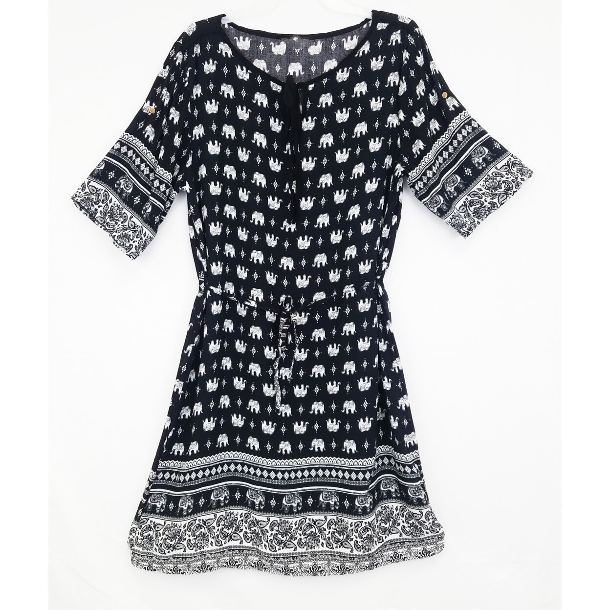 white loose summer dress