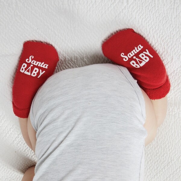 santa baby socks
