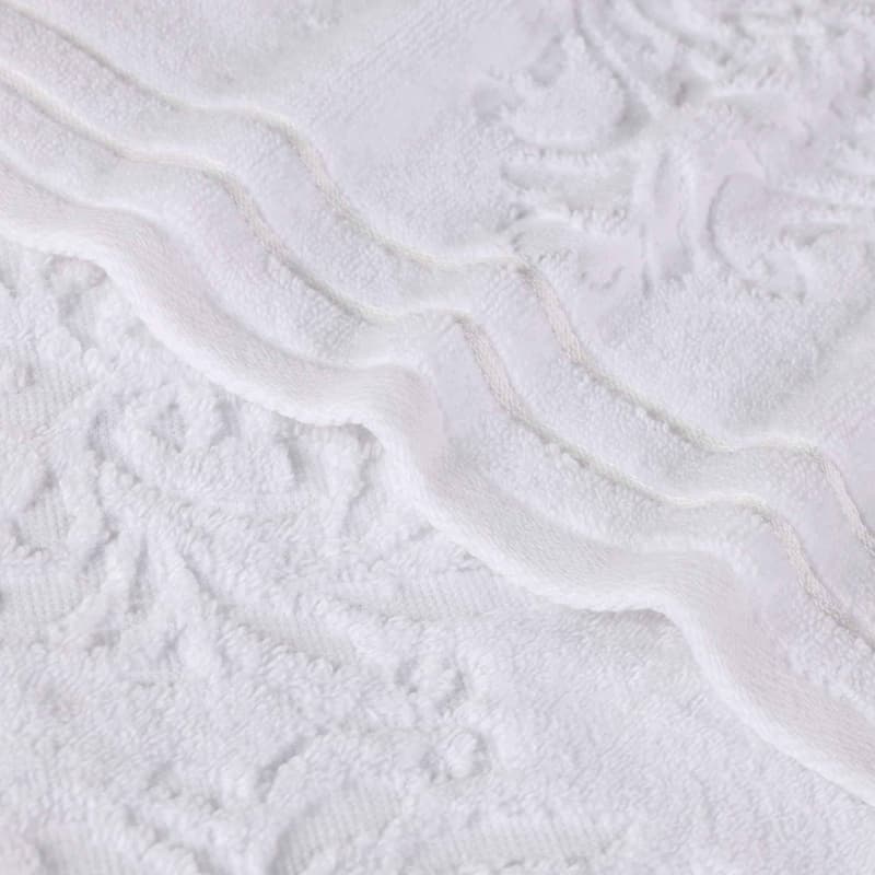 Superior Sadie Zero Twist Cotton Solid and Floral 9 Piece Towel Set