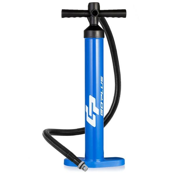 Shop Goplus Sup Hand Pump Max 29 Psi Double Action Manual Inflation High Overstock 24317477
