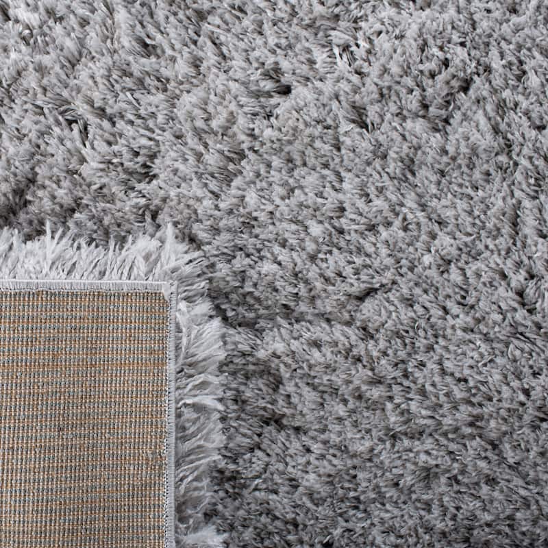 SAFAVIEH Polar Shag Alabama Glam Solid 3-inch Extra Thick