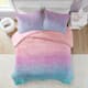 Mi Zone Talia Ombre Shaggy Faux Fur Comforter Set