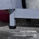 preview thumbnail 15 of 16, Outsunny Wooden Potting Bench, Outdoor Potting Table with Storage Cabinet, Storage Shelves, Aluminum Table Top