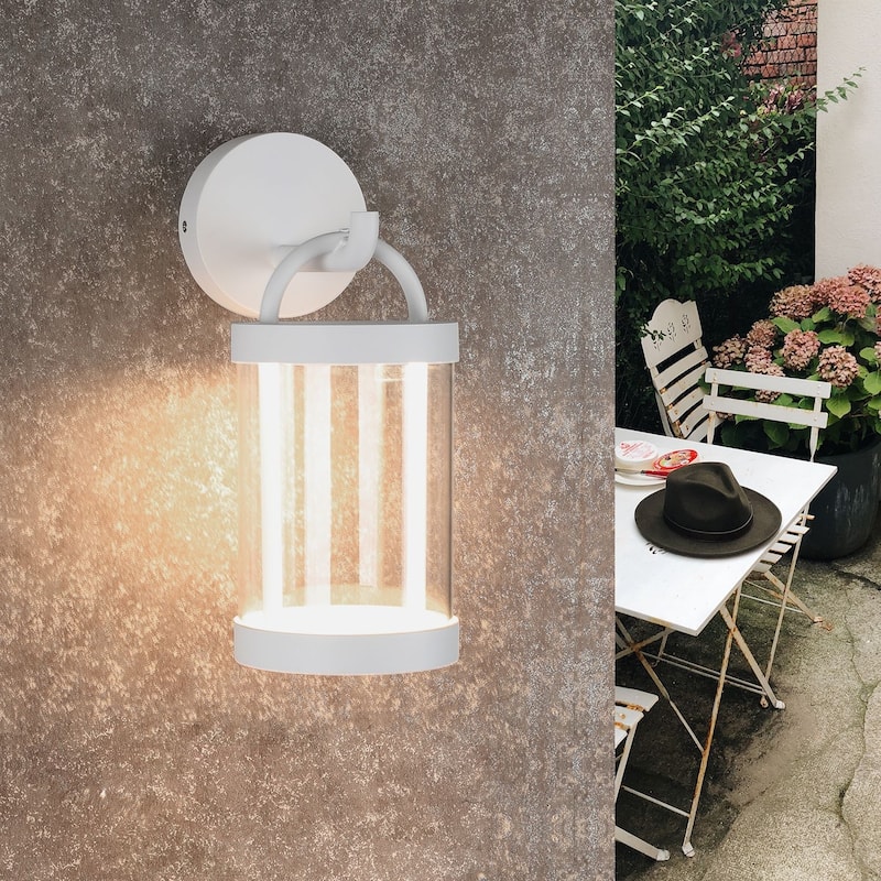 Lights Outdoor Wall Sconce Lantern Exterior IP65 Waterproof LED Wall Light Classic Wall Lamp Round Lighting