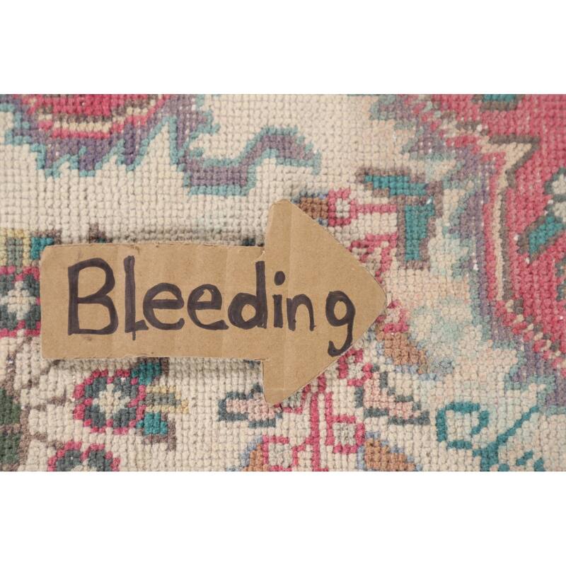 Tabriz Persian Accent Rug Hand-Knotted Wool Carpet - 3'2"x 4'7"