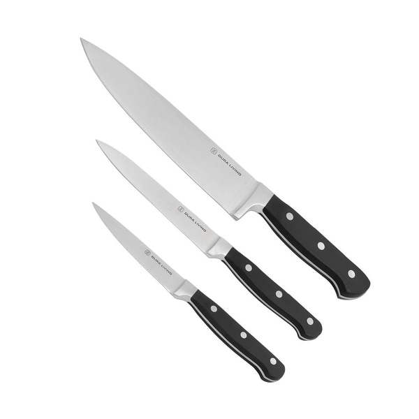 Cuisinart C77WTR-15PG Classic Forged Triple Rivet, 15-Piece Knife Set With  Block, Superior High-Carbon Stainless Steel Blades For Precision And  Accuracy, White/Grey