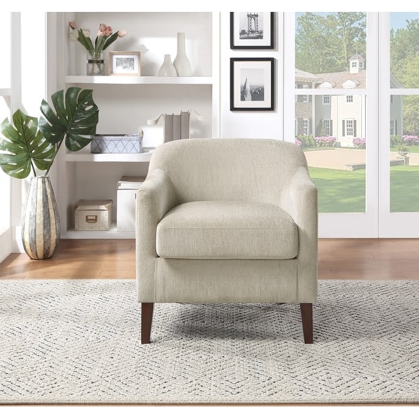 OS Home and Office Furniture Eastwood Accent Chair in Pumice Fabric