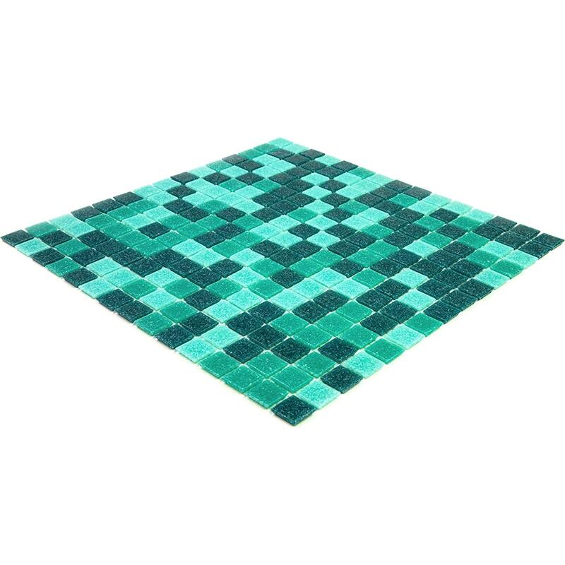 Apollo tile 12" x 12" Mingles Glossy Persian Green Glass Tile (20 sq ft/case) - 20 Pack