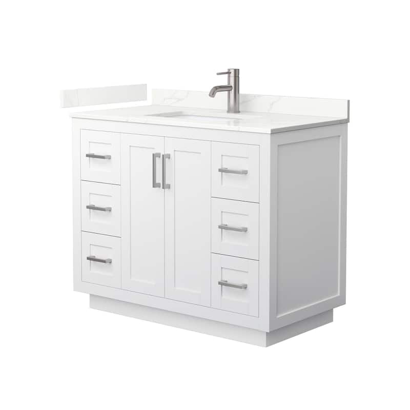 Wyndham Collection WCF292942S-QTZ-UNSMXX Miranda 42" Free Standing