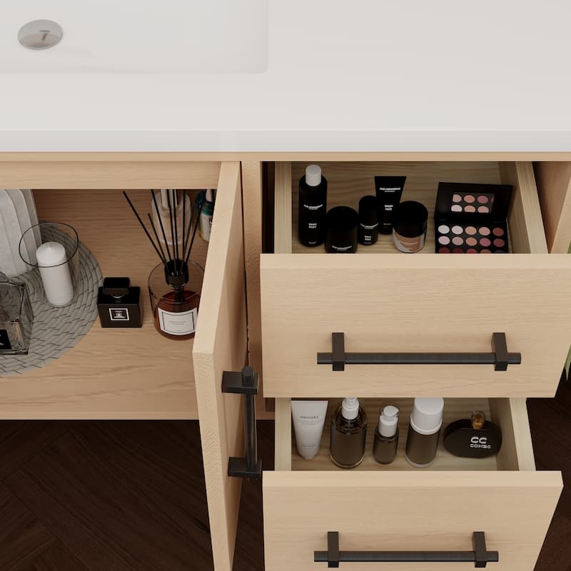 Victoria 48'' Wall-mounted Vanity with Reinforced Acrylic Sink - 47.5