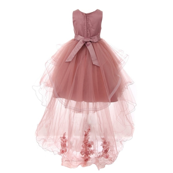 mauve junior bridesmaid dresses