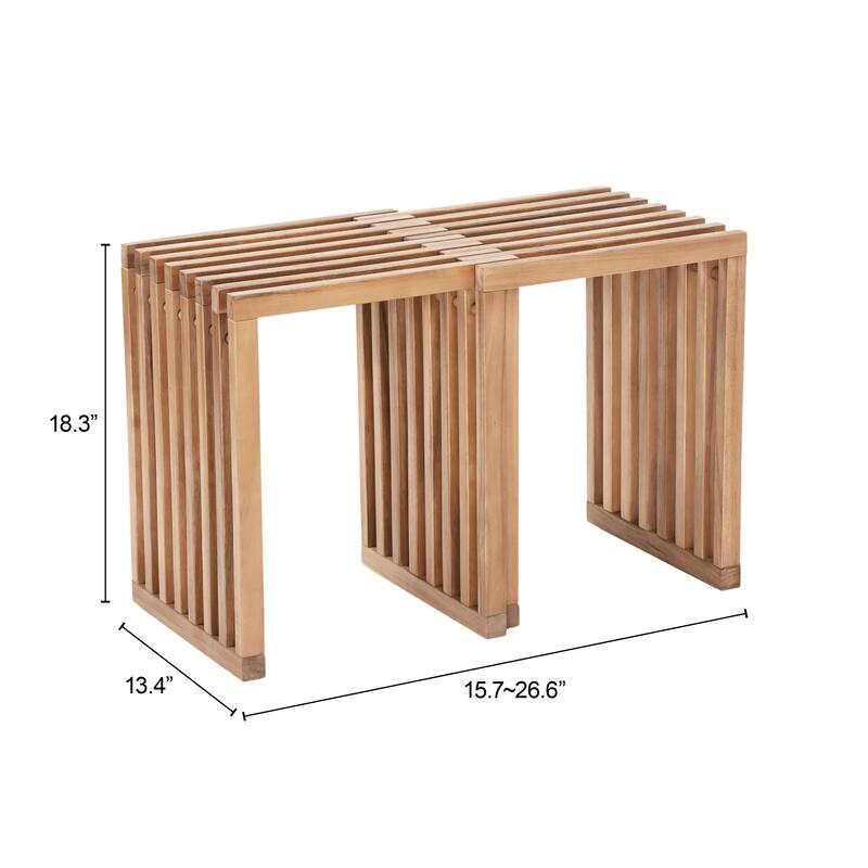 Riviera Extendable Stool Natural