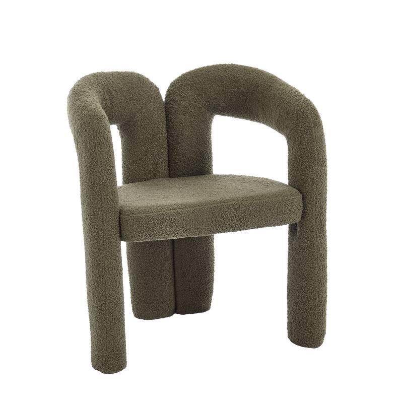 Contemporary Designed Velvet Fabric Upholstered Accent/Dining Chair/Barrel Side Chairs Armchair For Living Room Set Of 2