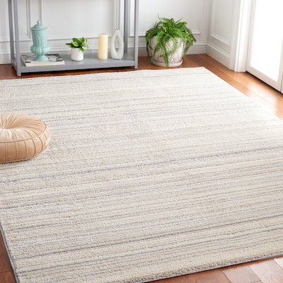 SAFAVIEH Lucia Shag Heidveig Striped Plush Rug - 6'7" x 9'