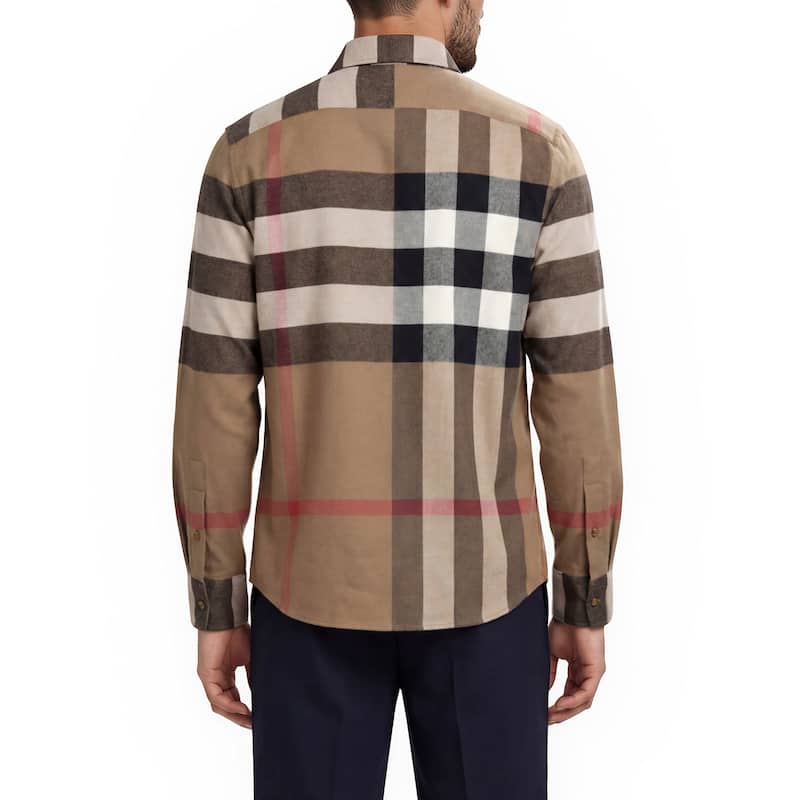 Burberry Men's Claverdon Regular Fit Flannel Shirt