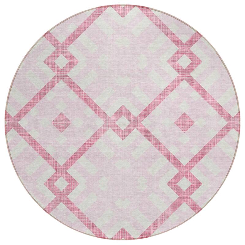 HomeRoots Geometric Transitional Rectangle Outdoor Rug
