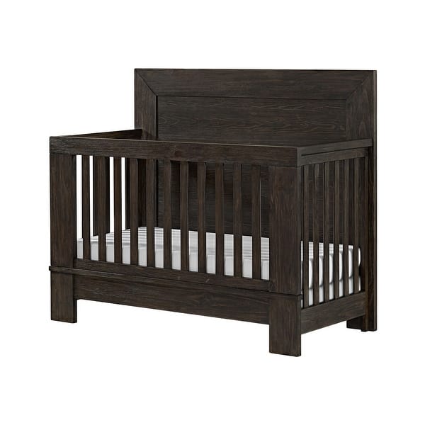slide 2 of 8, Bello 56" Wide Convertible Crib Cocoa