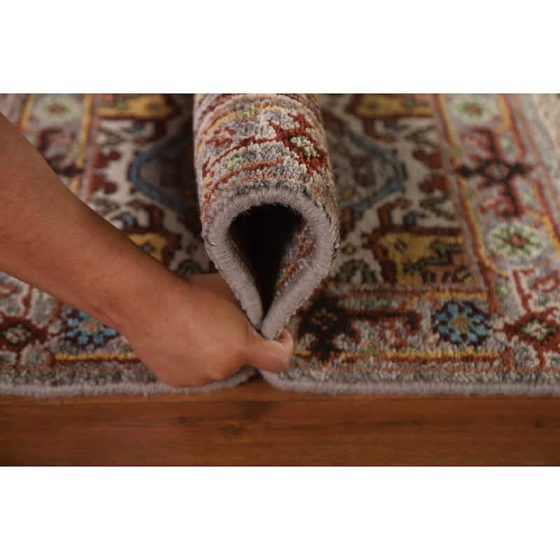 Gray Heriz Serapi Oriental Rug Handmade Wool Carpet - 2'0"x 3'0"