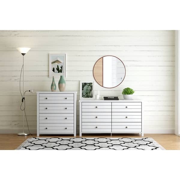 living essentials by hillsdale modern wood 6 drawer dresser Hillsdale Furniture Living Essentials by Hillsdale Delmar Wood 6 Drawer Dresser
