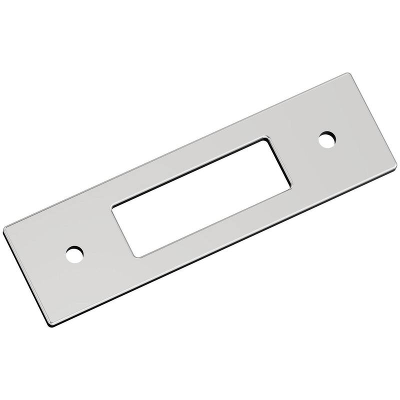 Amerock BP37781 Medora 4-1/8" Backplate for 3" Center to Center - Polished Chrome