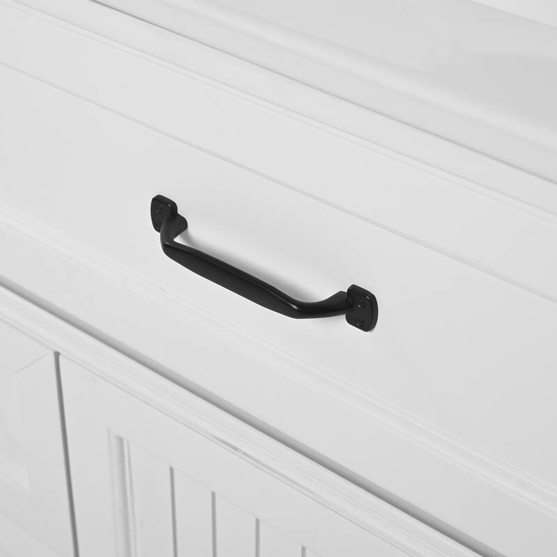 Roomfitters 36" Bathroom Vanity with Integrated Ceramic Sink, Solid Wood Frame and Soft-Close Storage