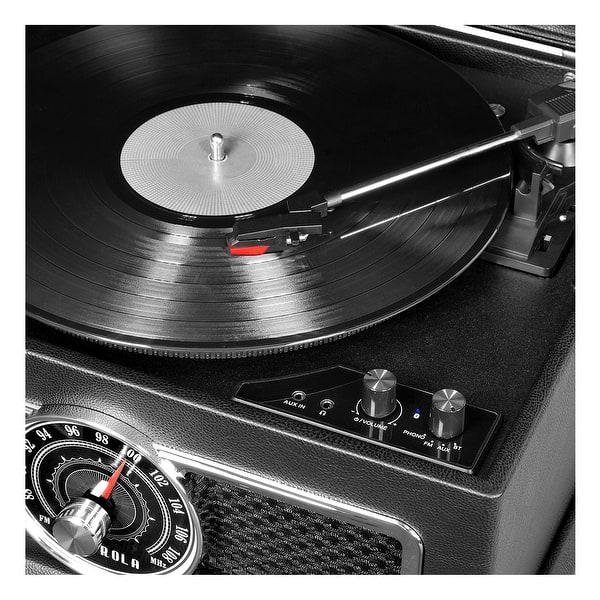 Victrola The Plaza 4in1 Nostalgic Bluetooth Record Player with 3