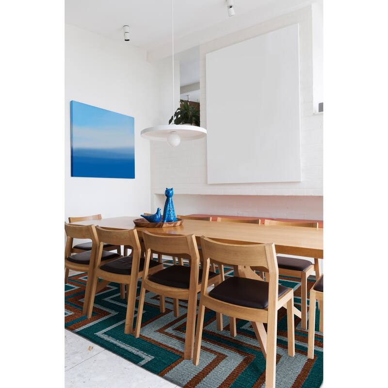 Ankara FW Teal Kilim 5'3" x 7'9" - 5'3 x 7'9