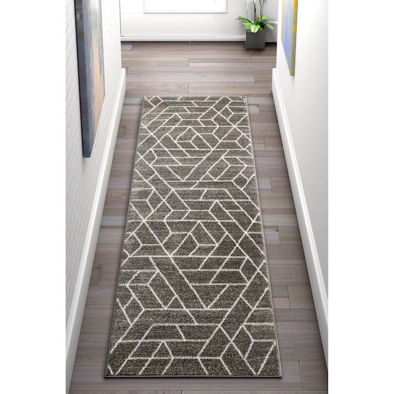 Well Woven Serenity1 Tume Geometric Area Rug