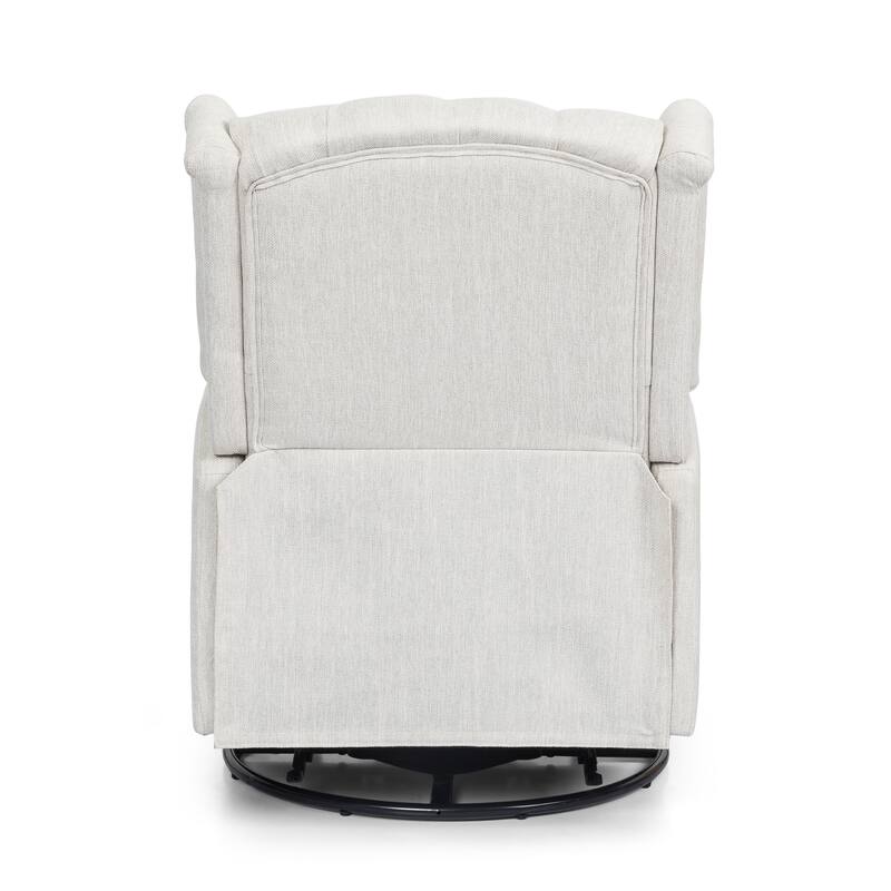 Roomfitters Classic Design, Manual Recliner Chair with 360-Degree Swivel, Relaxing Lounge Chair for Living Room