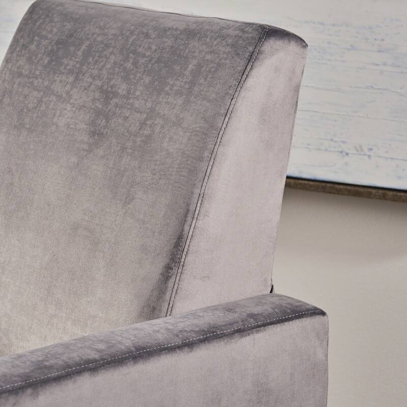 Modern Recliner, Push-back Recliner With Stainless Steel Legs