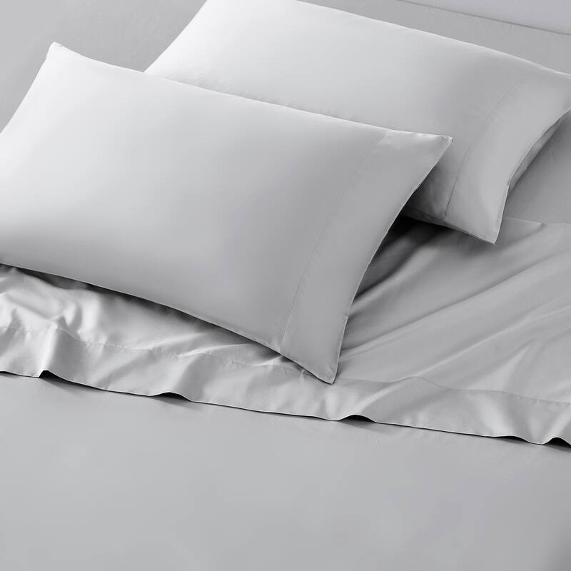 Vera Wang T800 Sateen Solid CVC Sheet Set