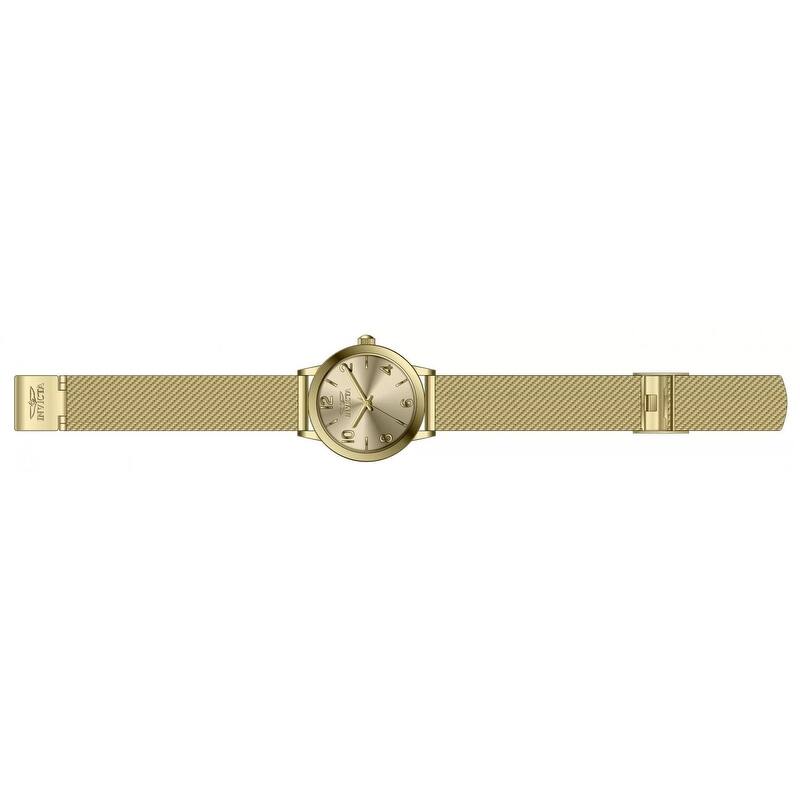Invicta Women's 47275 Wildflower Quartz 3 Hand Gold Dial Watch