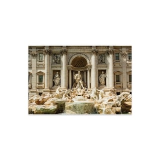 Italy, Rome. The Trevi Fountain, designed by Nicola Salvi. Print On ...