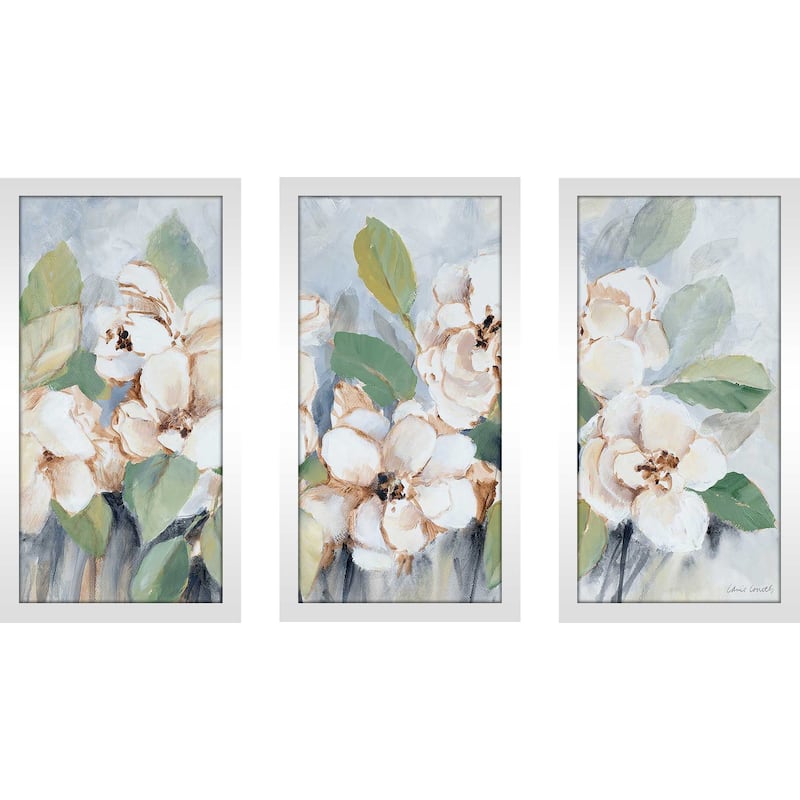 "Modern Fleurs" 3 Piece Print on Acrylic