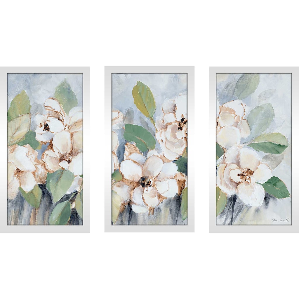 "Modern Fleurs" 3 Piece Print on Acrylic