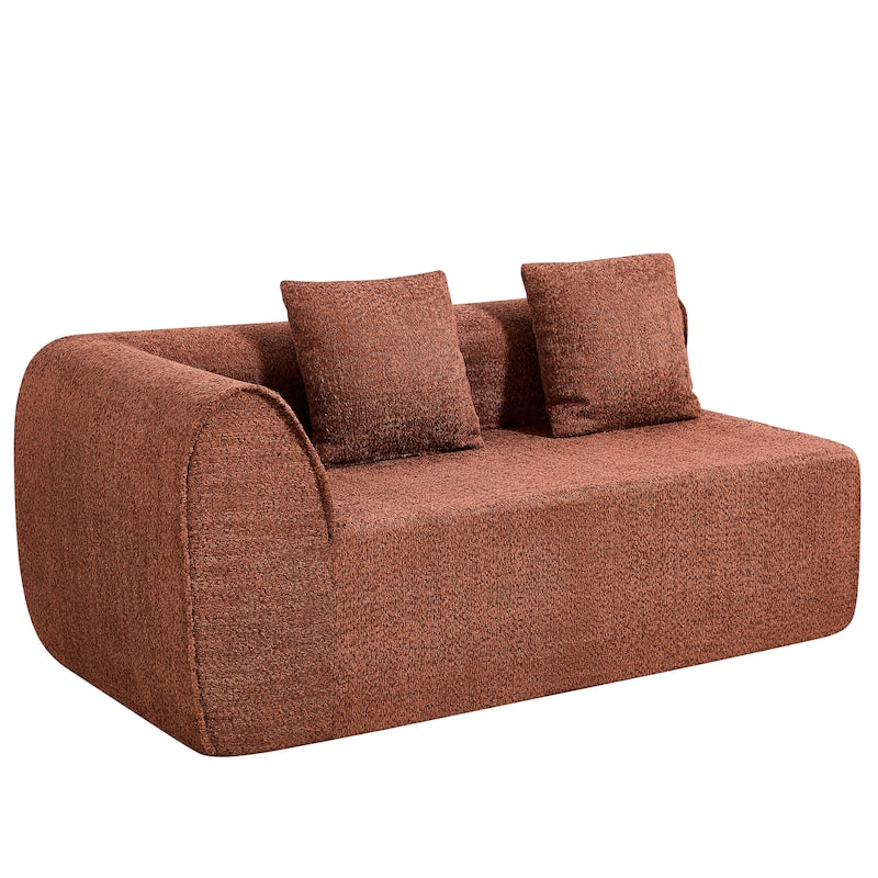 Christopher Knight Home - Curved Modular 110" Upholstered Sectional Sofa