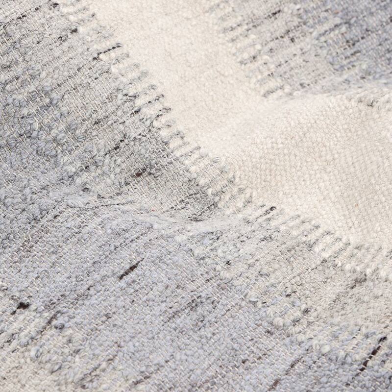 Overton Handmade Modern Contemporary Striped Area Rug