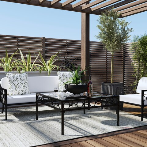 Southport Iron Outdoor Coffee Table