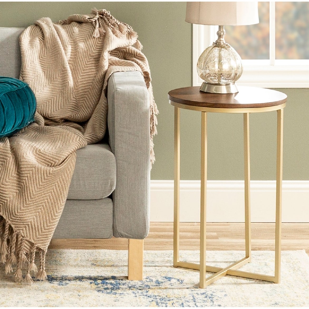 Silver orchid helbling modern round side table new arrivals