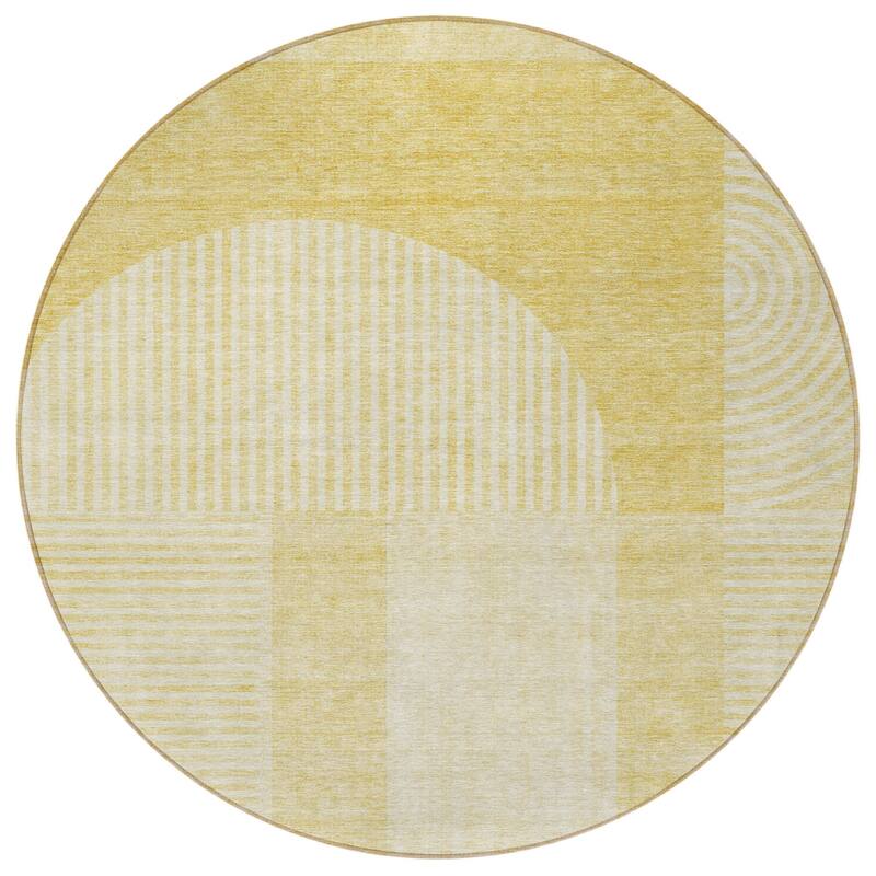 HomeRoots Geometric Transitional Rectangle Outdoor Rug