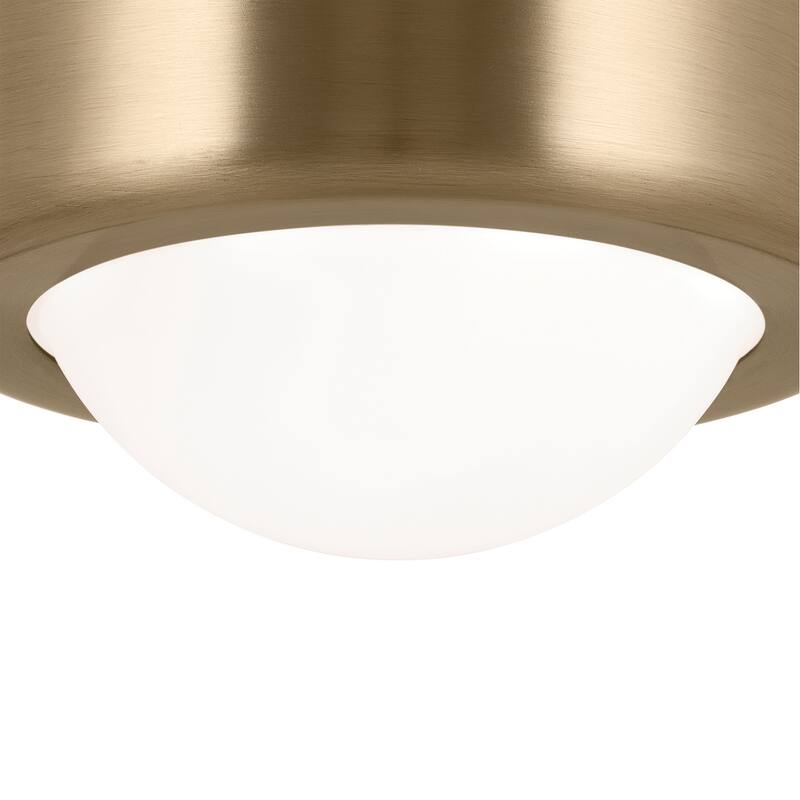 Kichler Lighting Tibbi 5.5 in. 1-Light Champagne Bronze Integrated LED Flush Mount Light