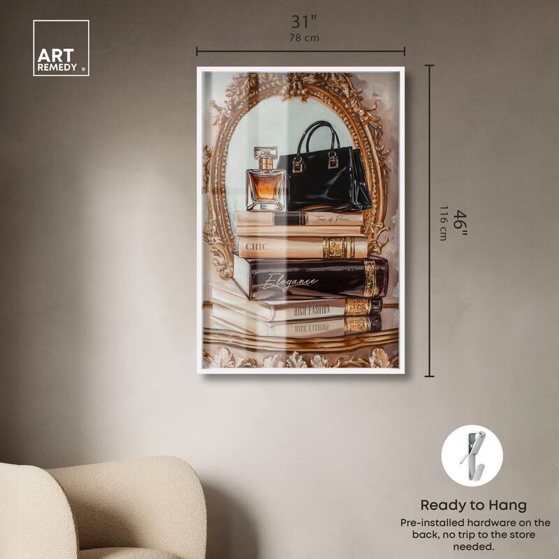 Elegant Glam by the Mirror Shadowbox by Art Remedy