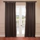 preview thumbnail 47 of 83, Exclusive Fabrics Extra Wide Room Darkening 84-inch Curtain (1 Panel) 100 X 84 - Java